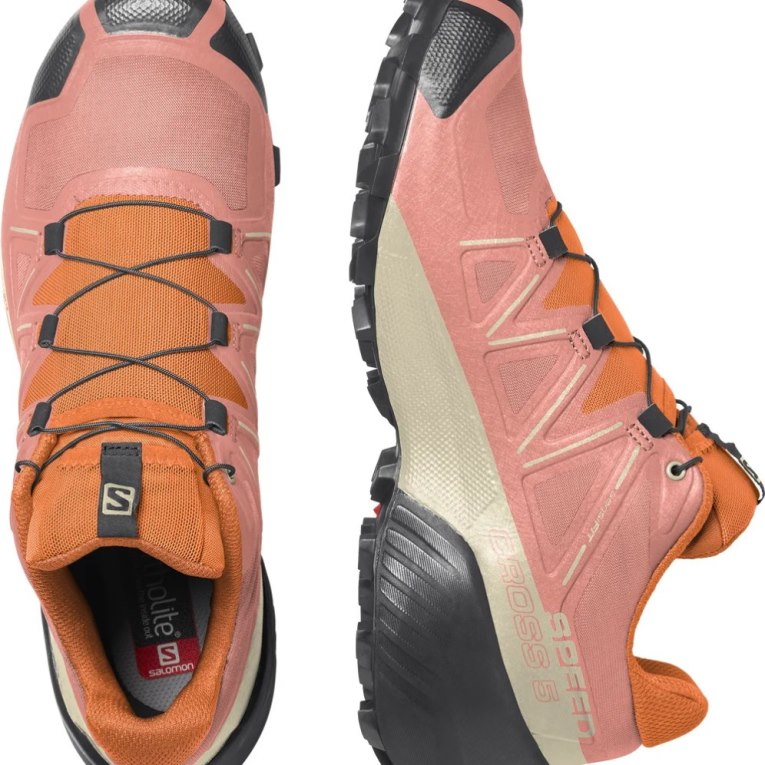 Pink / Orange Salomon Speedcross 5 Women's Trail Running Shoes | PH 13524J